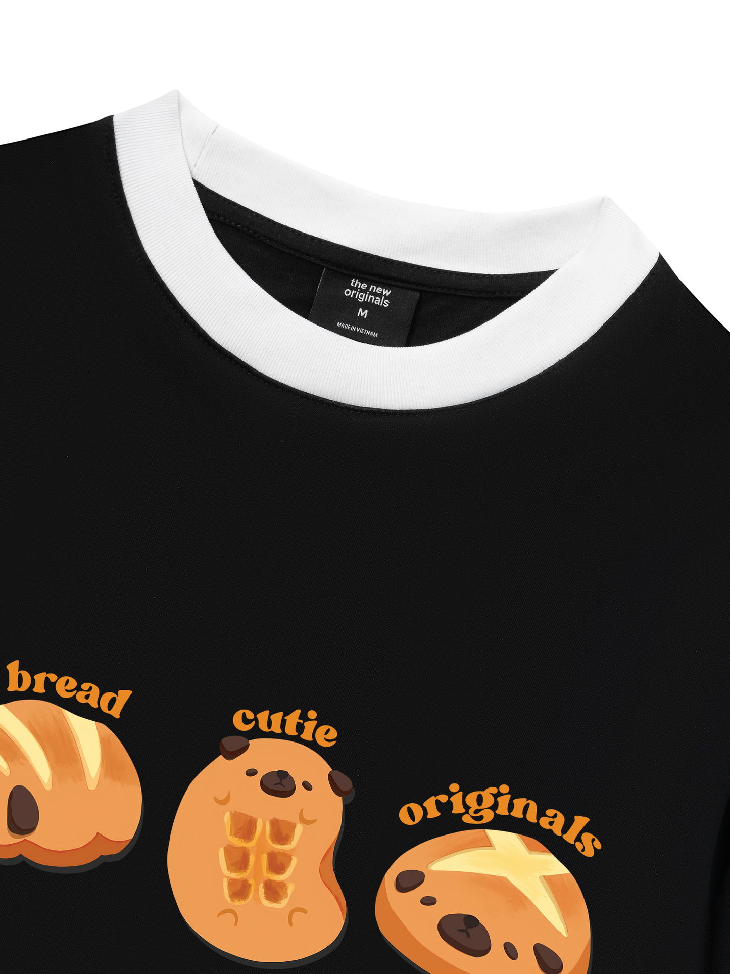 Áo Thun Ringer Relaxed Fit Cutie Bread
