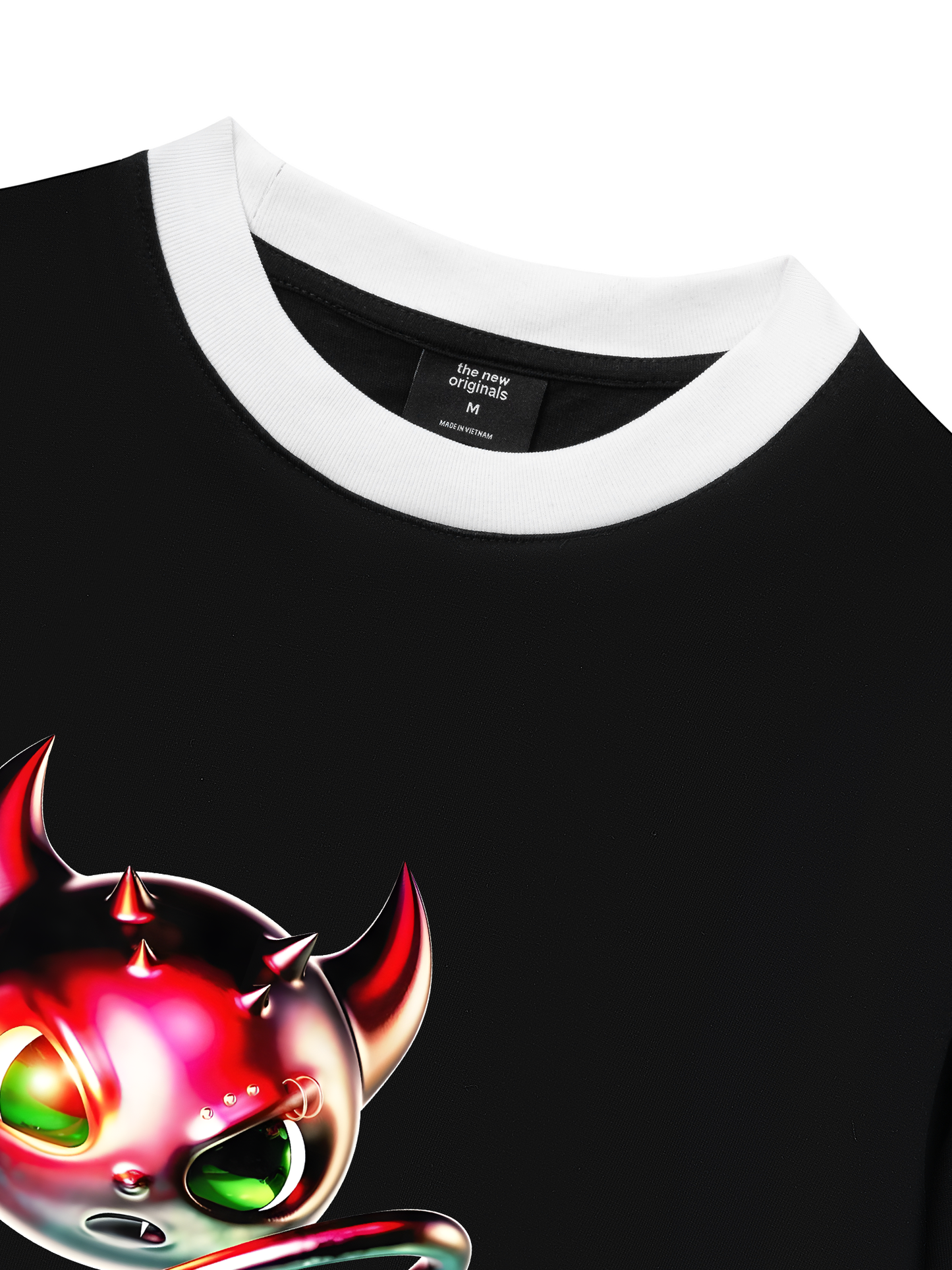 Áo Thun Ringer Relaxed Fit Chrome Devil