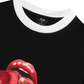 Áo Thun Ringer Relaxed Fit Lips Lollipop