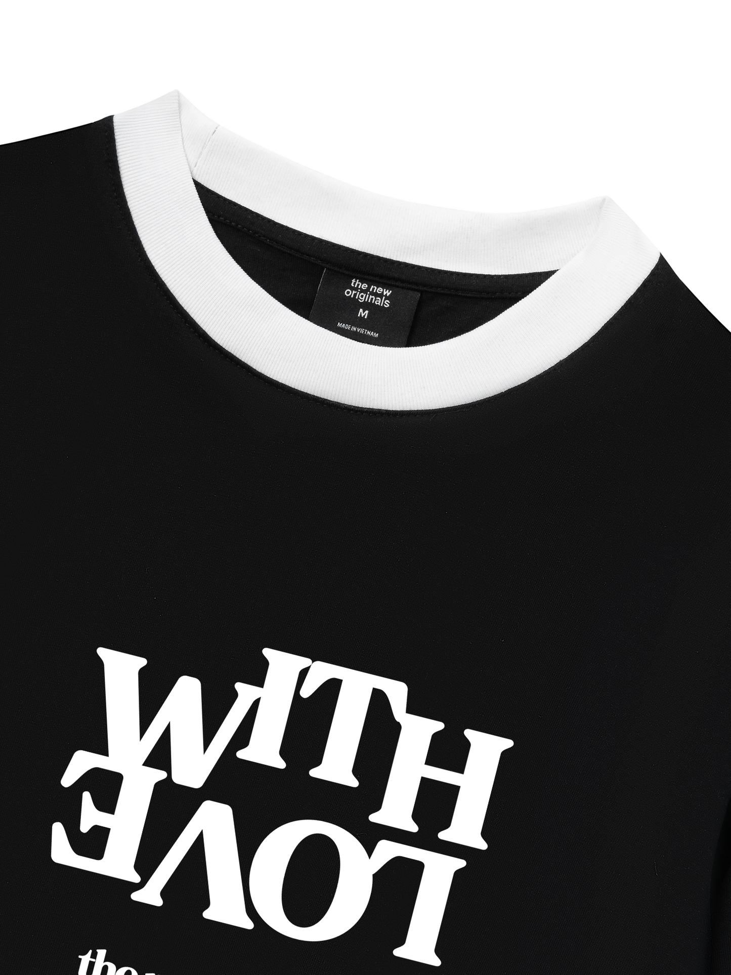 Áo Thun Ringer Relaxed Fit Life Vibe With Love