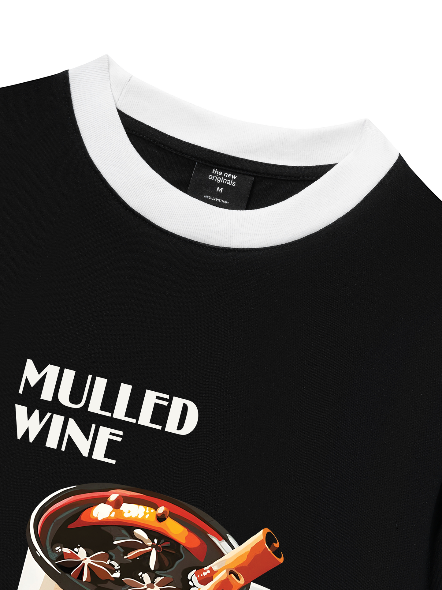 Áo Thun Ringer Relaxed Fit MULLED WINE