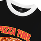 Áo Thun Ringer Relaxed Fit Foody Pizza Time