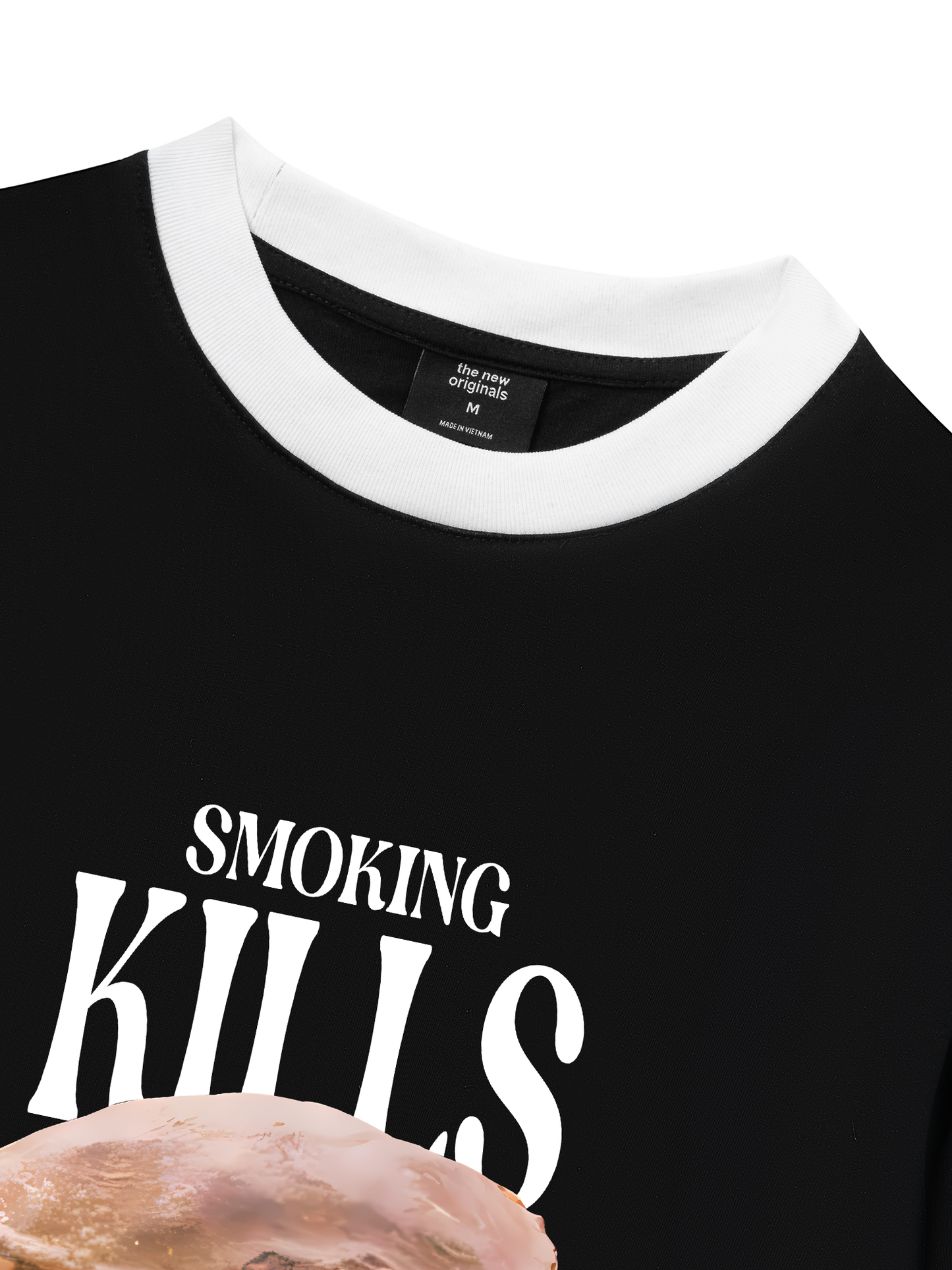 Áo Thun Ringer Relaxed Fit Ocean Smoking Kills