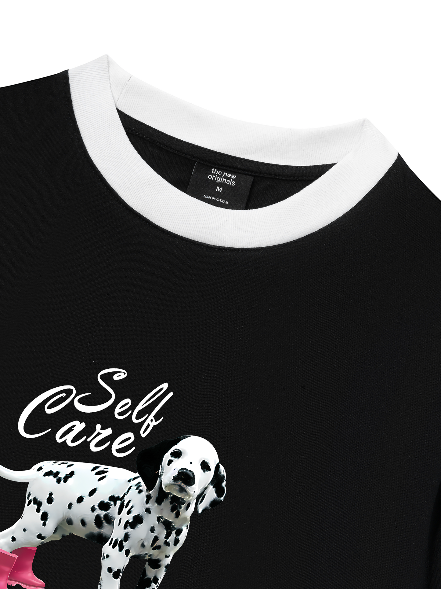 Áo Thun Ringer Relaxed Fit Animal Rainy Puppy