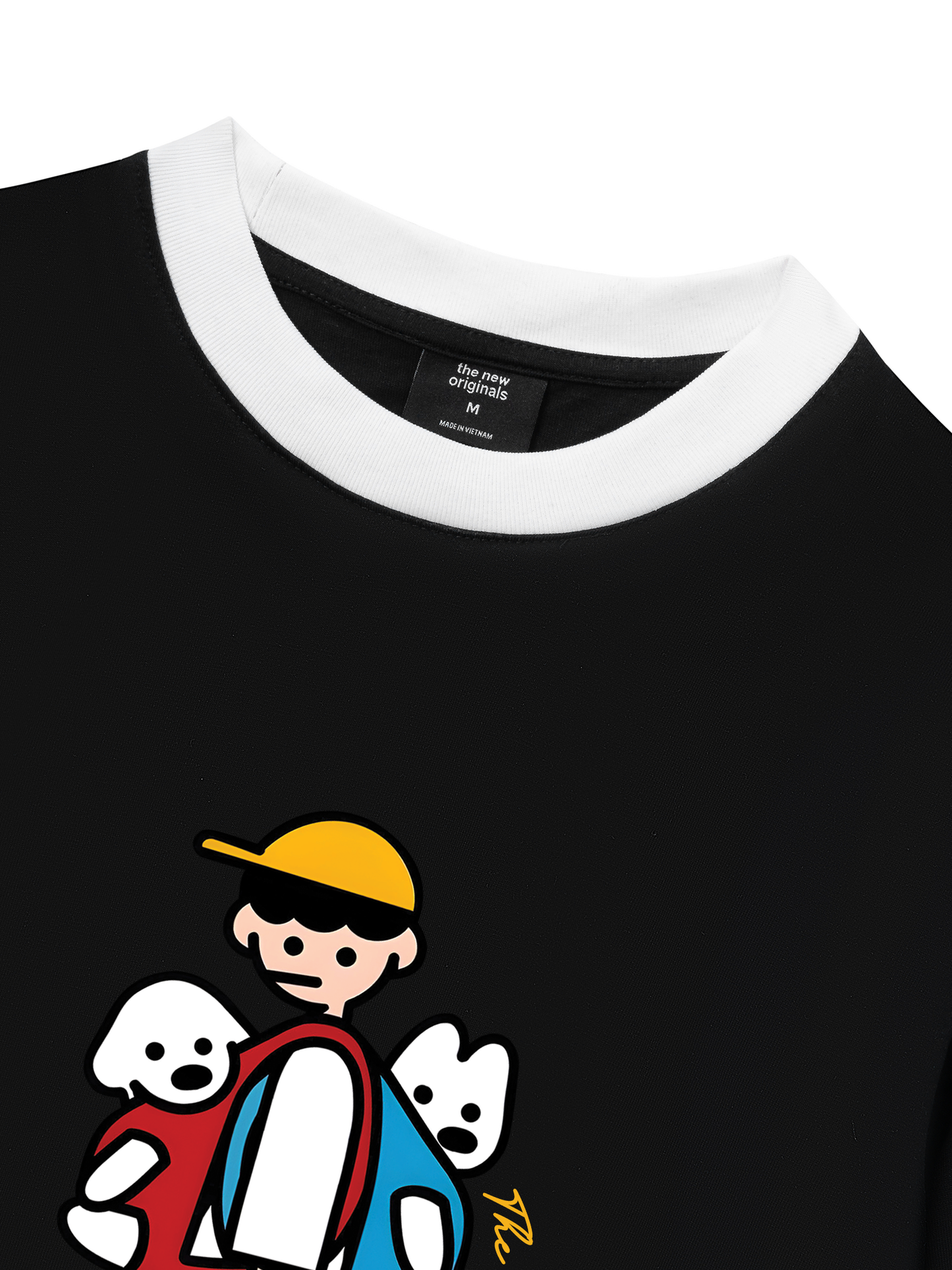 Áo Thun Ringer Relaxed Fit Let_s go