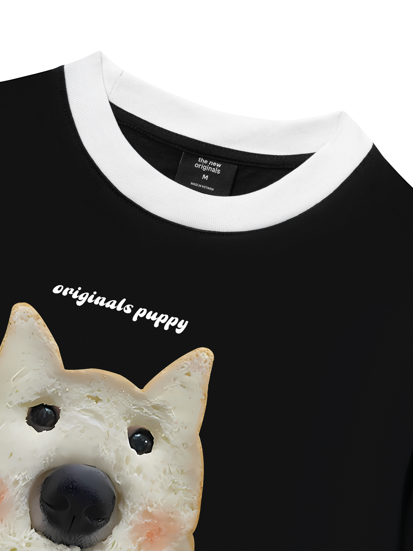 Áo Thun Ringer Relaxed Fit Sweet Pastry Orginals Puppy