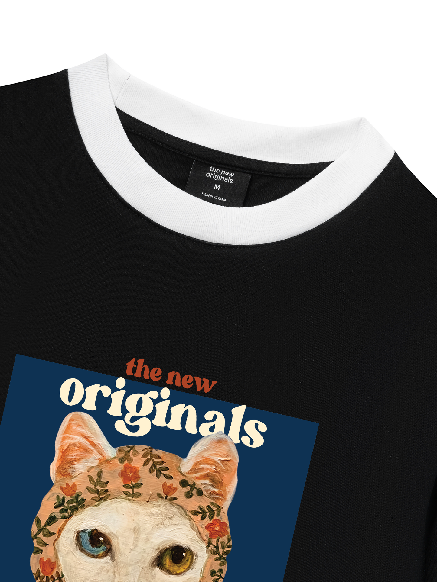 Áo Thun Ringer Relaxed Fit Mad Cat