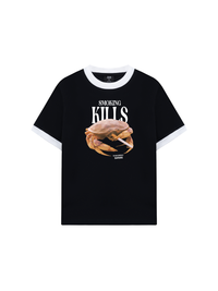 Áo Thun Ringer Relaxed Fit Ocean Smoking Kills