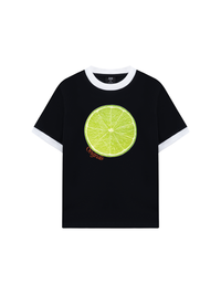 Áo Thun Ringer Relaxed Fit Summer Vibes Lemon