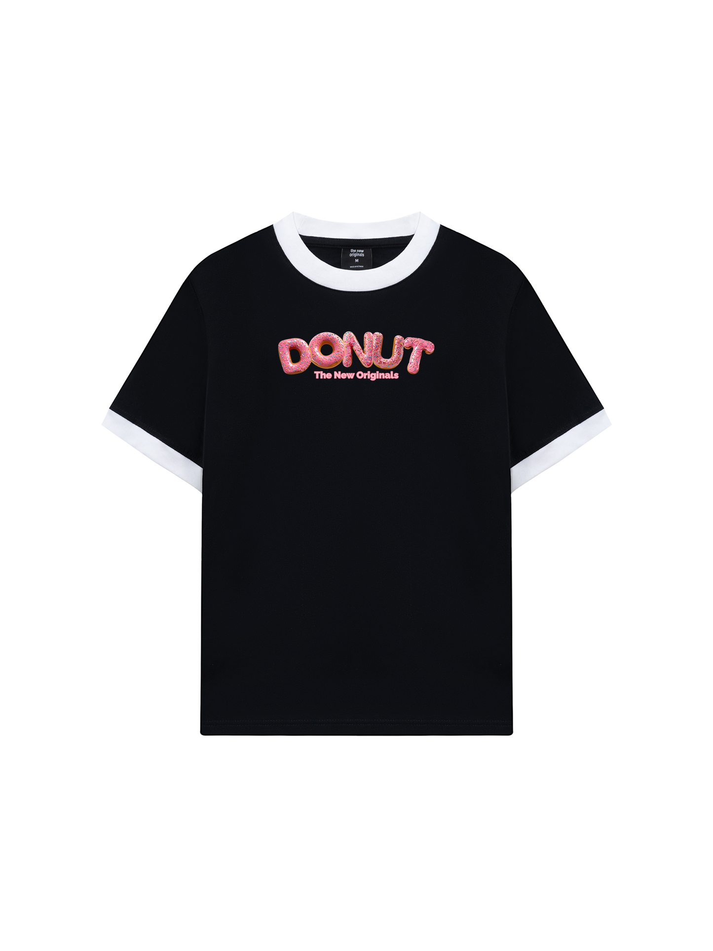 Áo Thun Ringer Relaxed Fit Foody Donut Sprinkles