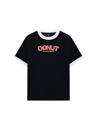 Áo Thun Ringer Relaxed Fit Foody Donut Sprinkles