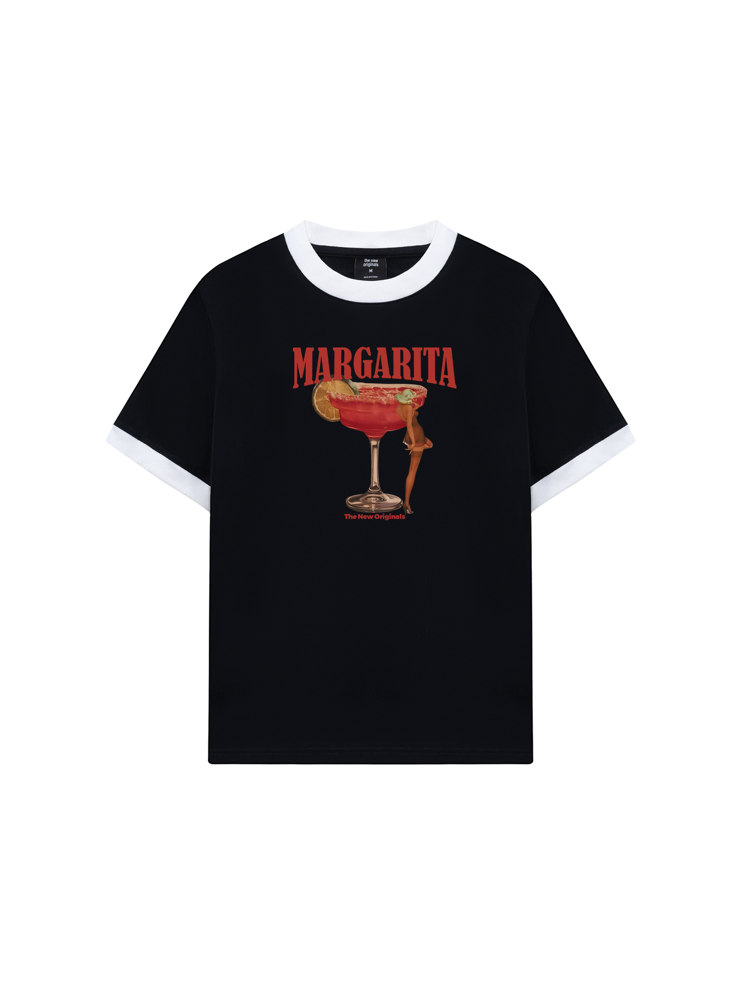 Áo Thun Ringer Relaxed Fit Fresh Margarita Retro