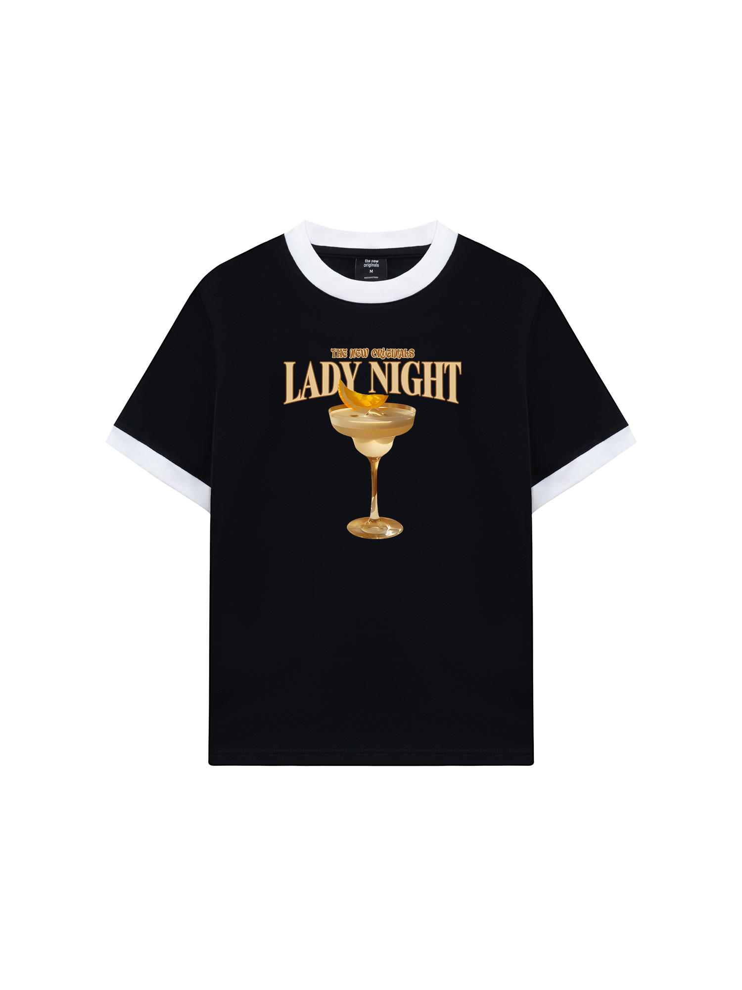 Áo Thun Ringer Relaxed Fit Fresh Lady Night