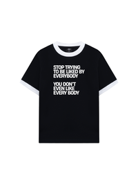 Áo Thun Ringer Relaxed Fit Life Vibe Be Yourself