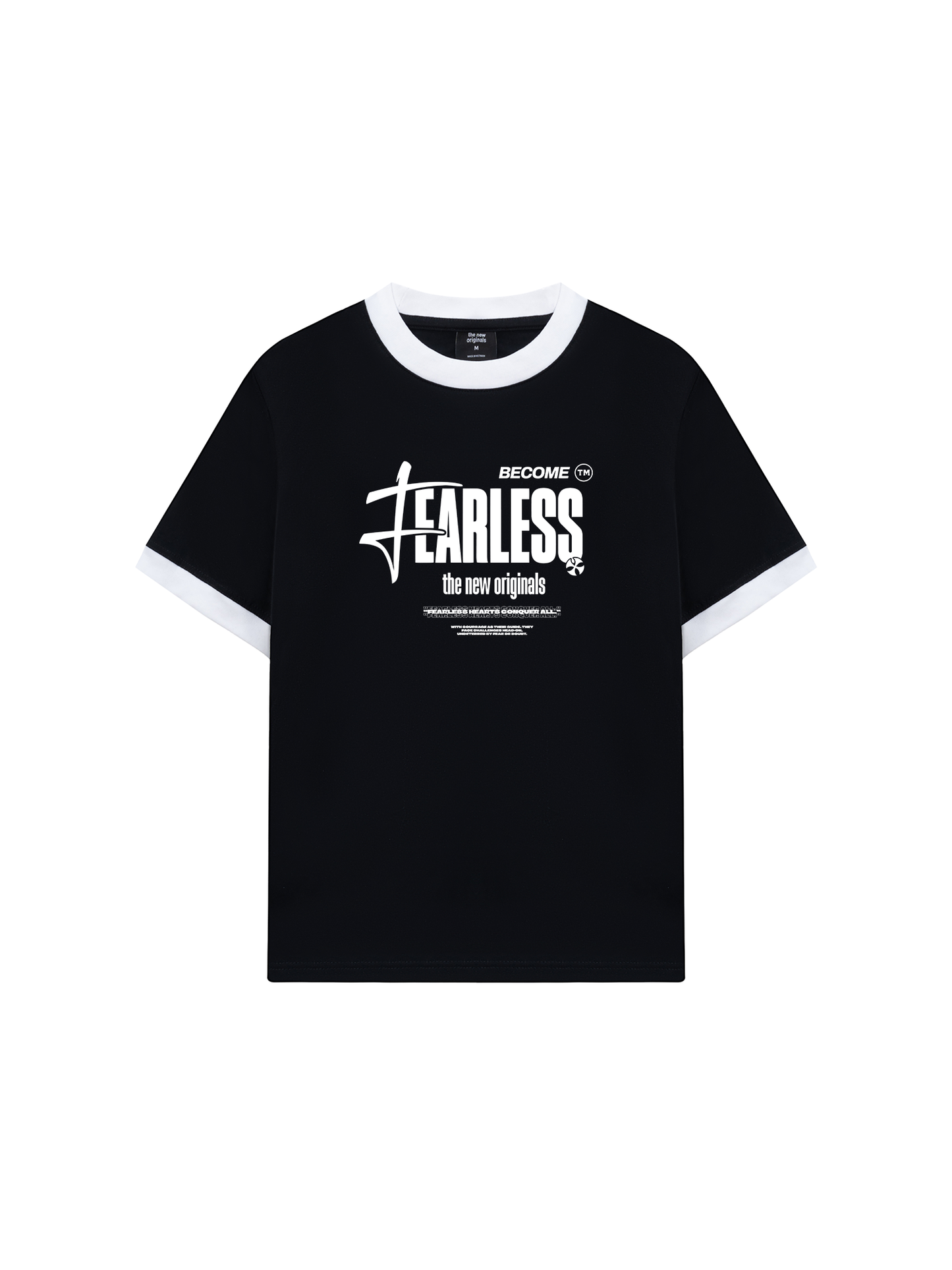 Áo Thun Ringer Relaxed Fit Be Bold Become Fearless