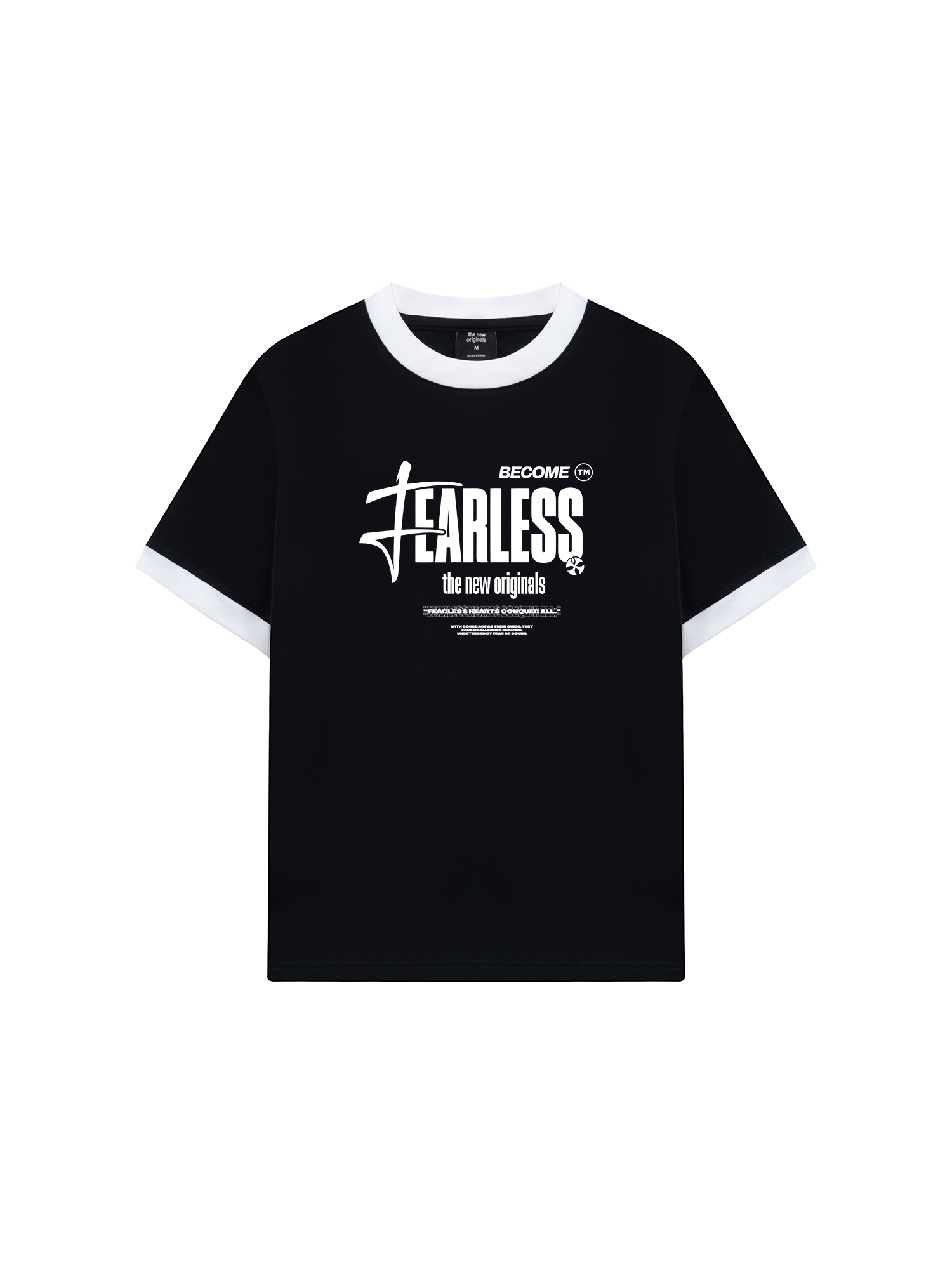 Áo Thun Ringer Relaxed Fit Be Bold Become Fearless