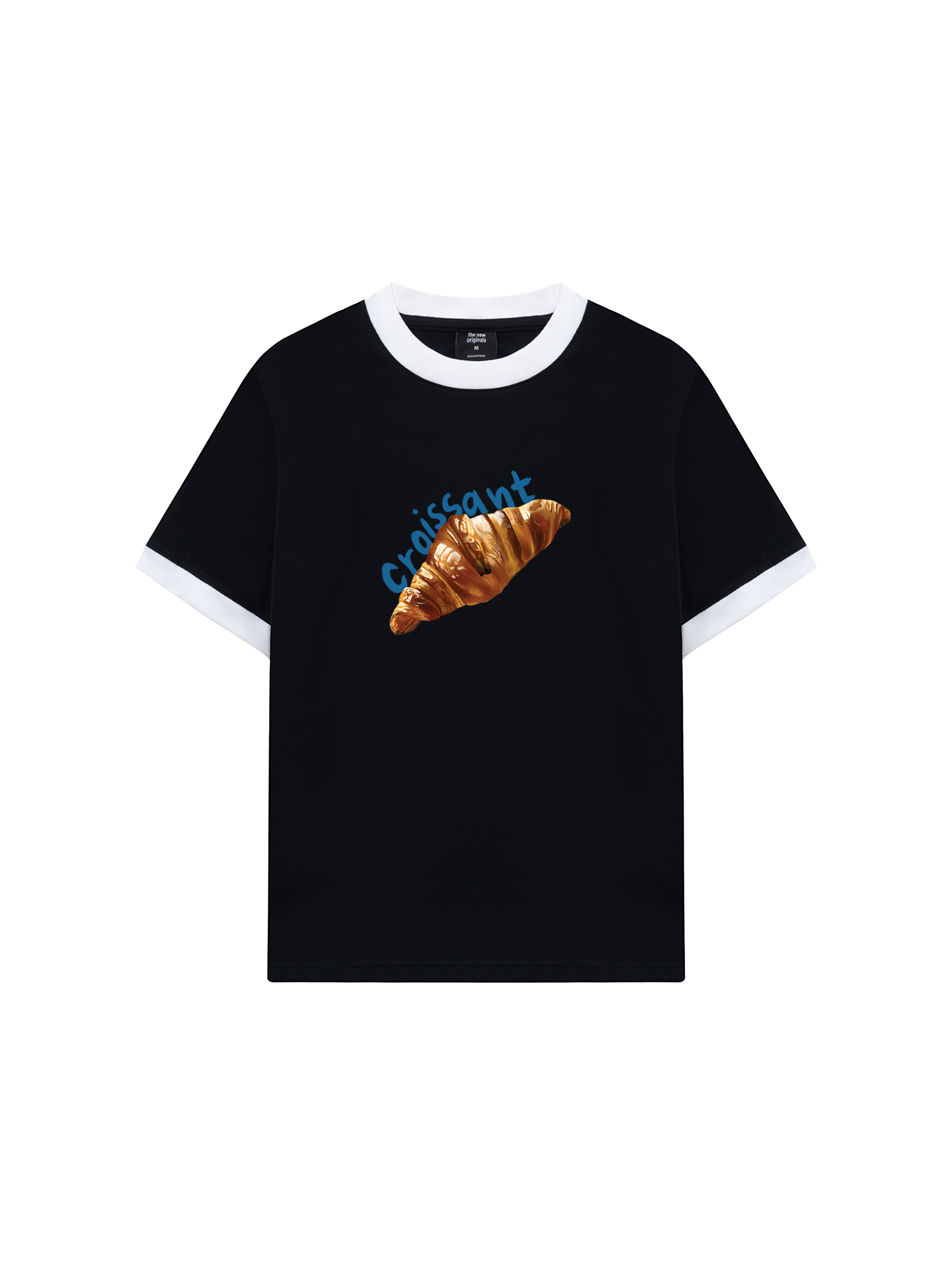 Áo Thun Ringer Relaxed Fit Sweet Patry Croissant