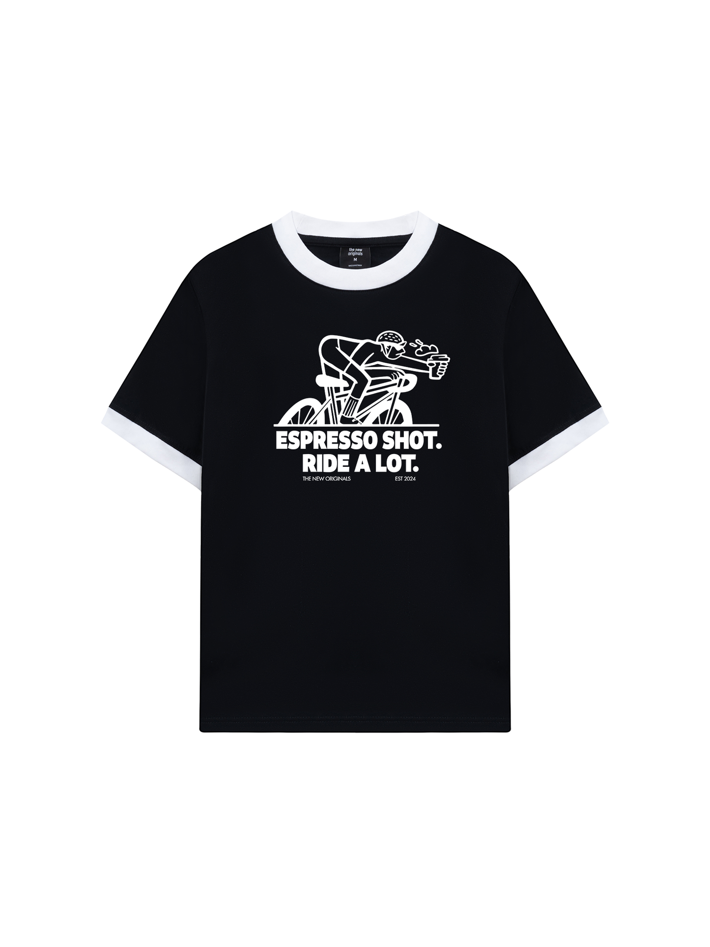 Áo Thun Ringer Relaxed Fit Ride A Lot Oversized