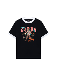 Áo Thun Ringer Relaxed Fit Go Wild Take A Hike