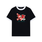 Áo Thun Ringer Relaxed Fit Animal Mood Love Turr Into Flower