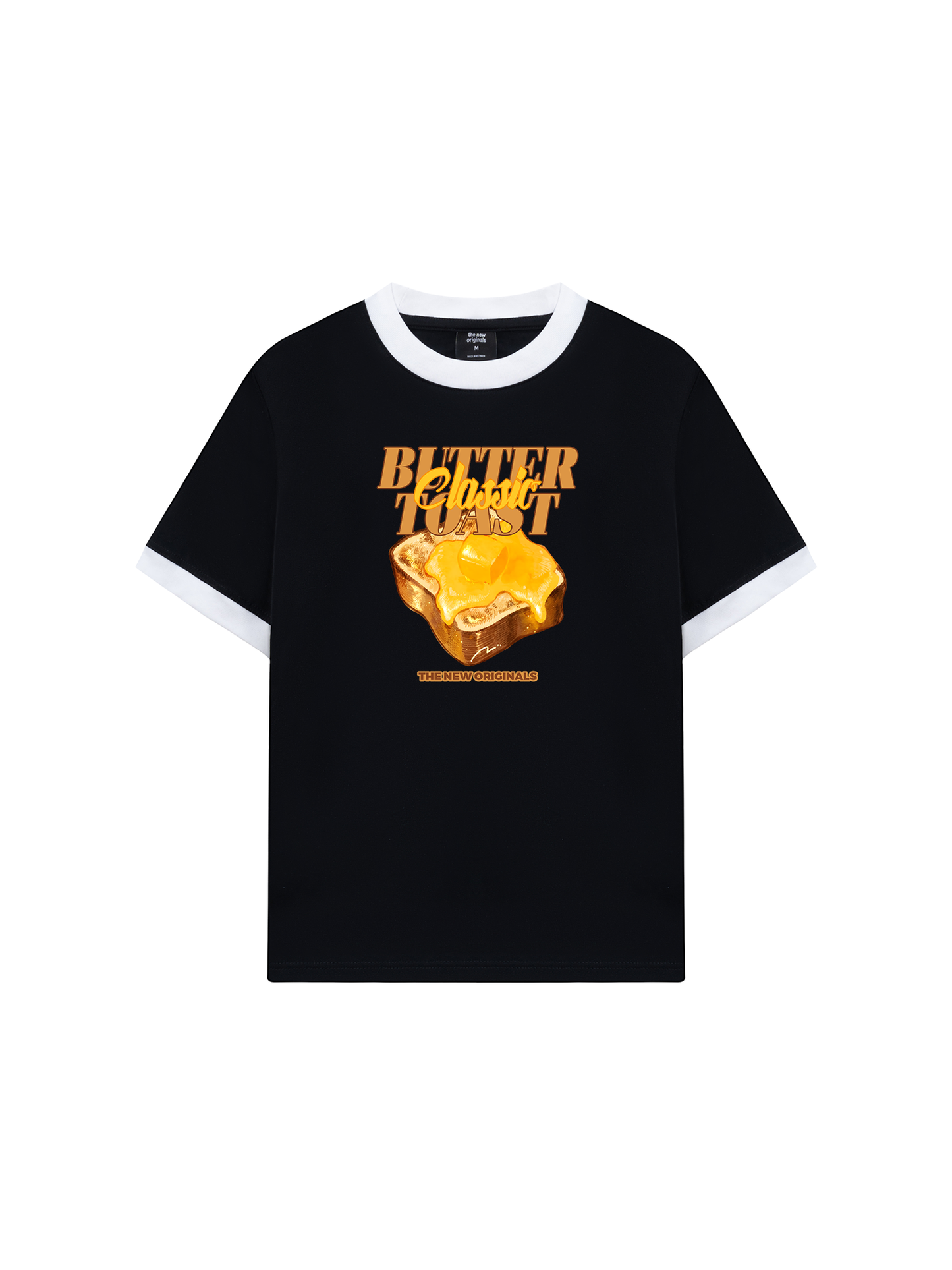 Áo Thun Ringer Relaxed Fit Foody Classic Butter Toast
