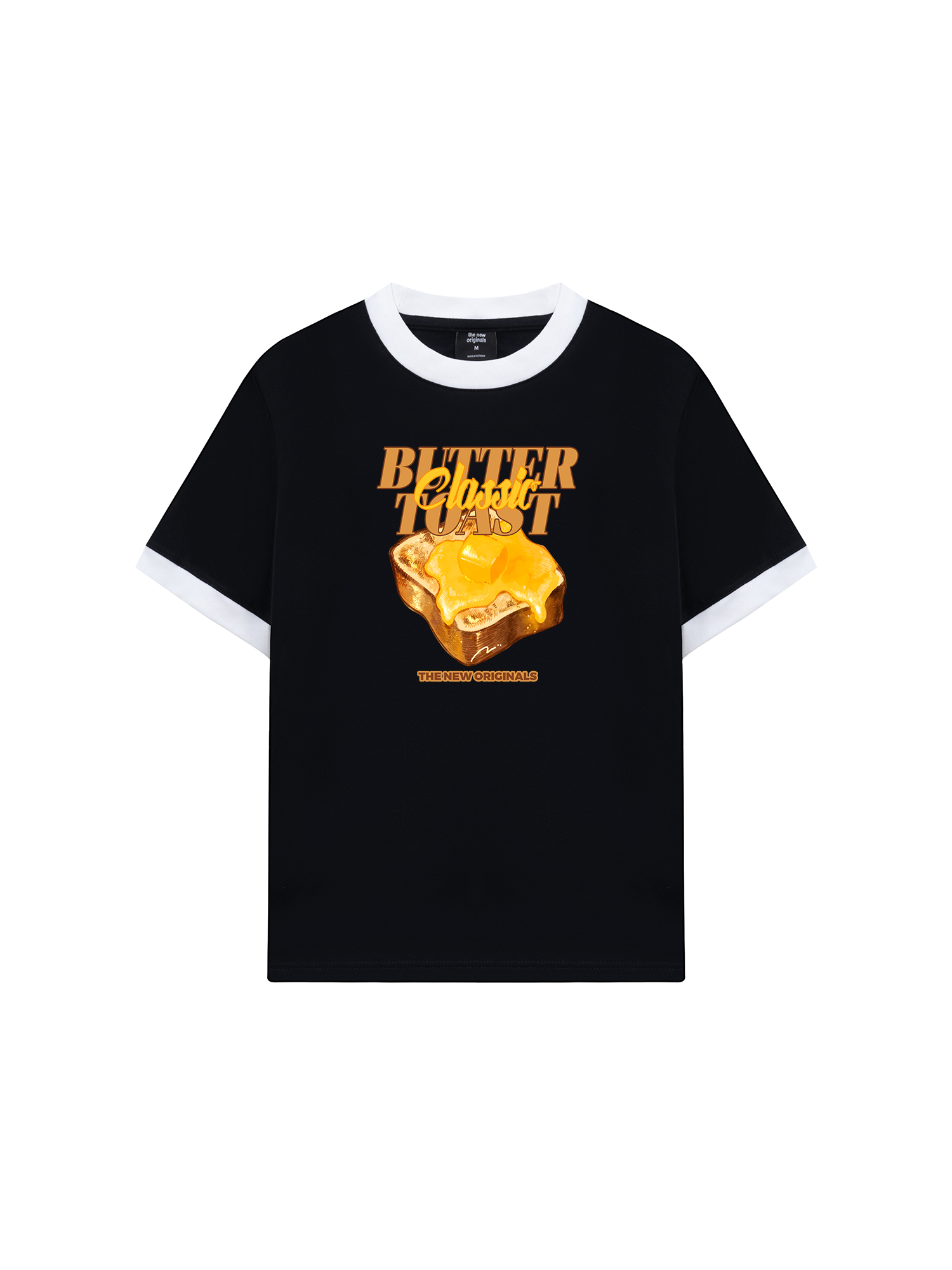 Áo Thun Ringer Relaxed Fit Foody Classic Butter Toast
