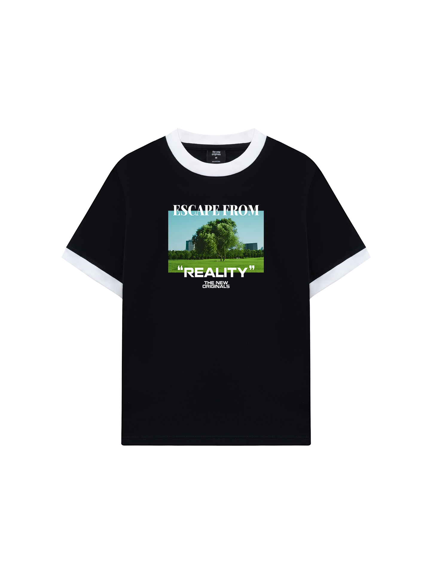 Áo Thun Ringer Relaxed Fit Escape From Reality