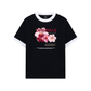 Áo Thun Ringer Relaxed Fit Summer Vibes Pink Floral