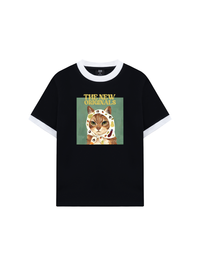 Áo Thun Ringer Relaxed Fit Lady cat