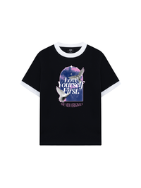 Áo Thun Ringer Relaxed Fit Love Yourself First