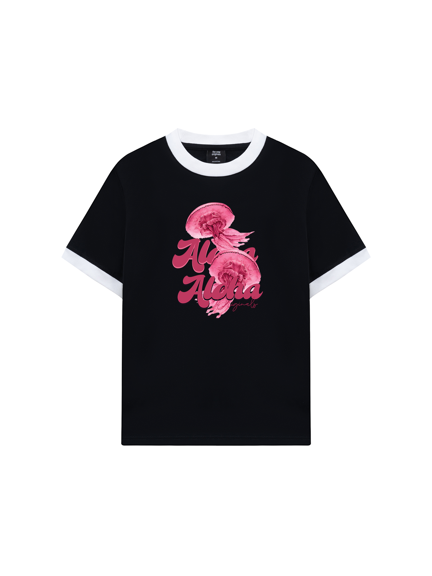 Áo Thun Ringer Relaxed Fit Summer Vibes Aloha