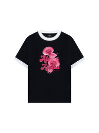 Áo Thun Ringer Relaxed Fit Summer Vibes Aloha