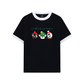 Áo Thun Ringer Relaxed Fit Animal Mood Cold Hand Warrm Heart