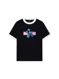 Áo Thun Ringer Relaxed Fit Balloon Dog Walk Me