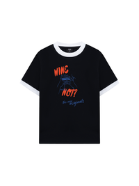 Áo Thun Ringer Relaxed Fit WINE NOT