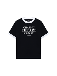 Áo Thun Ringer Relaxed Fit Life Vibe Chasing The Art