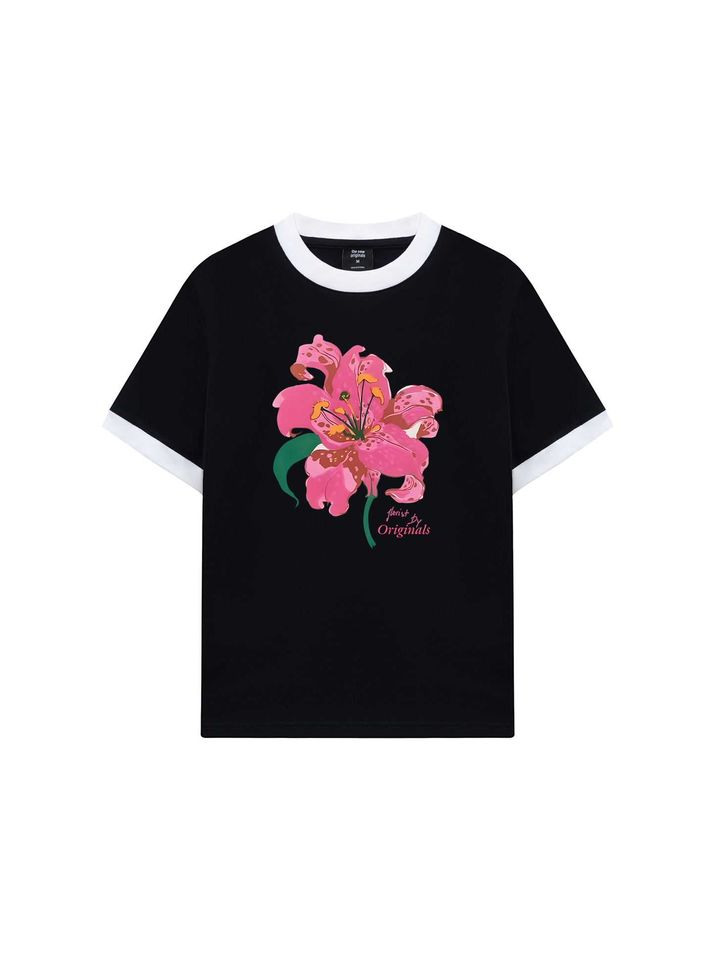 Áo Thun Ringer Relaxed Fit Summer Vibes Florist By Orginals