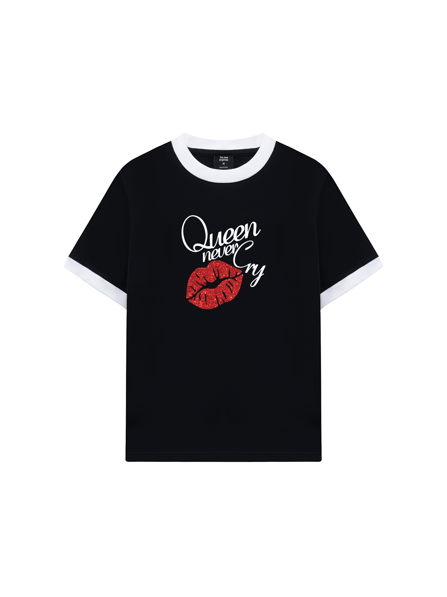 Áo Thun Ringer Relaxed Fit Queen never cry