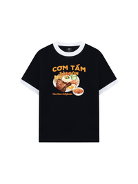 Áo Thun Ringer Relaxed Fit Foody Cơm Tấm Sài Gòn