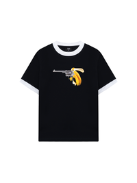 Áo Thun Ringer Relaxed Fit Fun Banana Gun