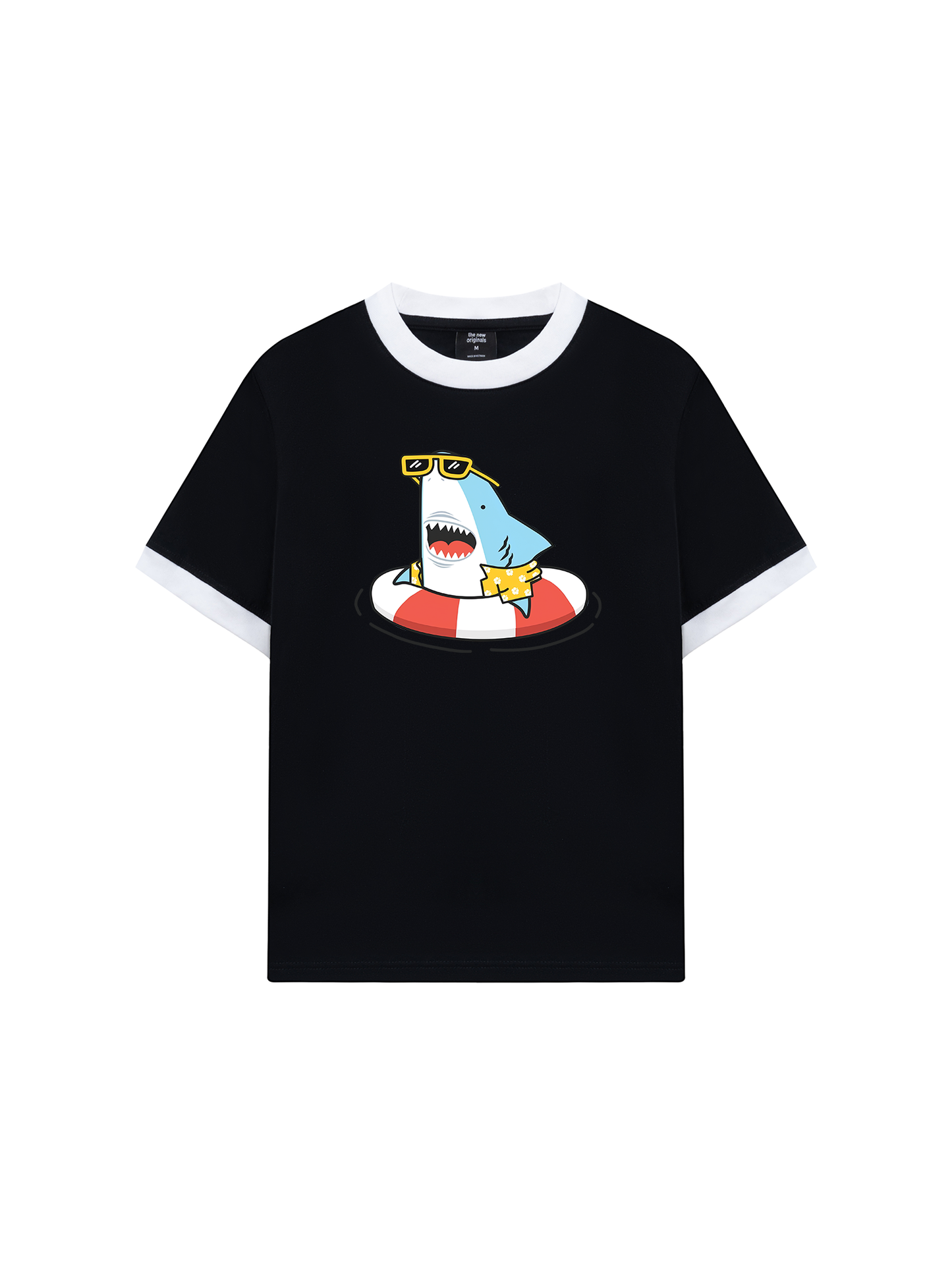 Áo Thun Ringer Relaxed Fit Ocean baby Shark