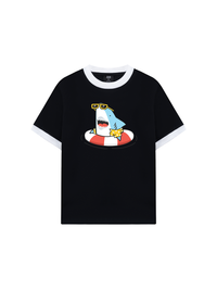 Áo Thun Ringer Relaxed Fit Ocean baby Shark