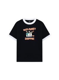 Áo Thun Ringer Relaxed Fit Weekend Need Money For Shopping