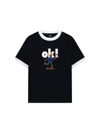 Áo Thun Ringer Relaxed Fit Weekend OK Skate