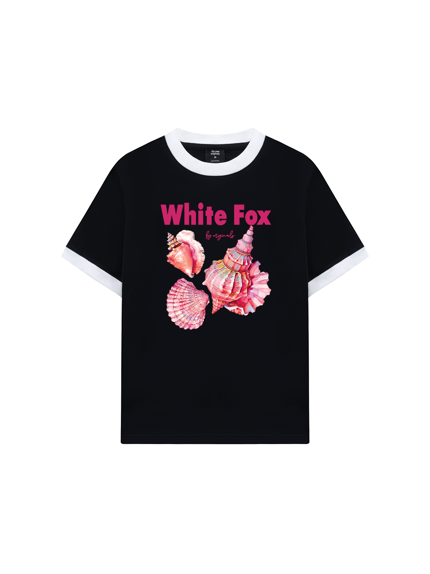 Áo Thun Ringer Relaxed Fit Ocean White Fox