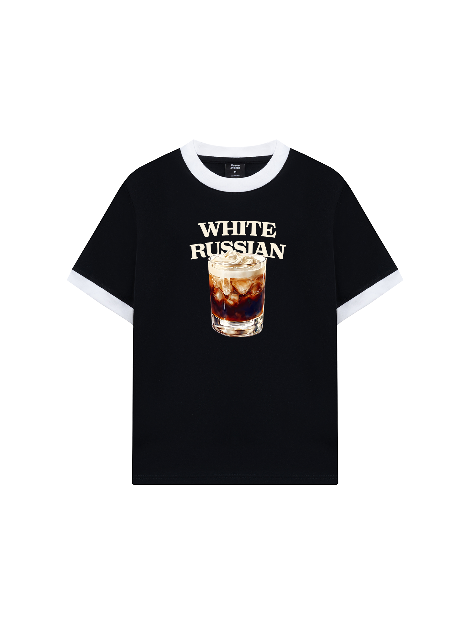 Áo Thun Ringer Relaxed Fit Fresh White Russian
