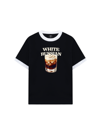 Áo Thun Ringer Relaxed Fit Fresh White Russian