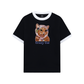 Áo Thun Ringer Relaxed Fit Crazy Cat