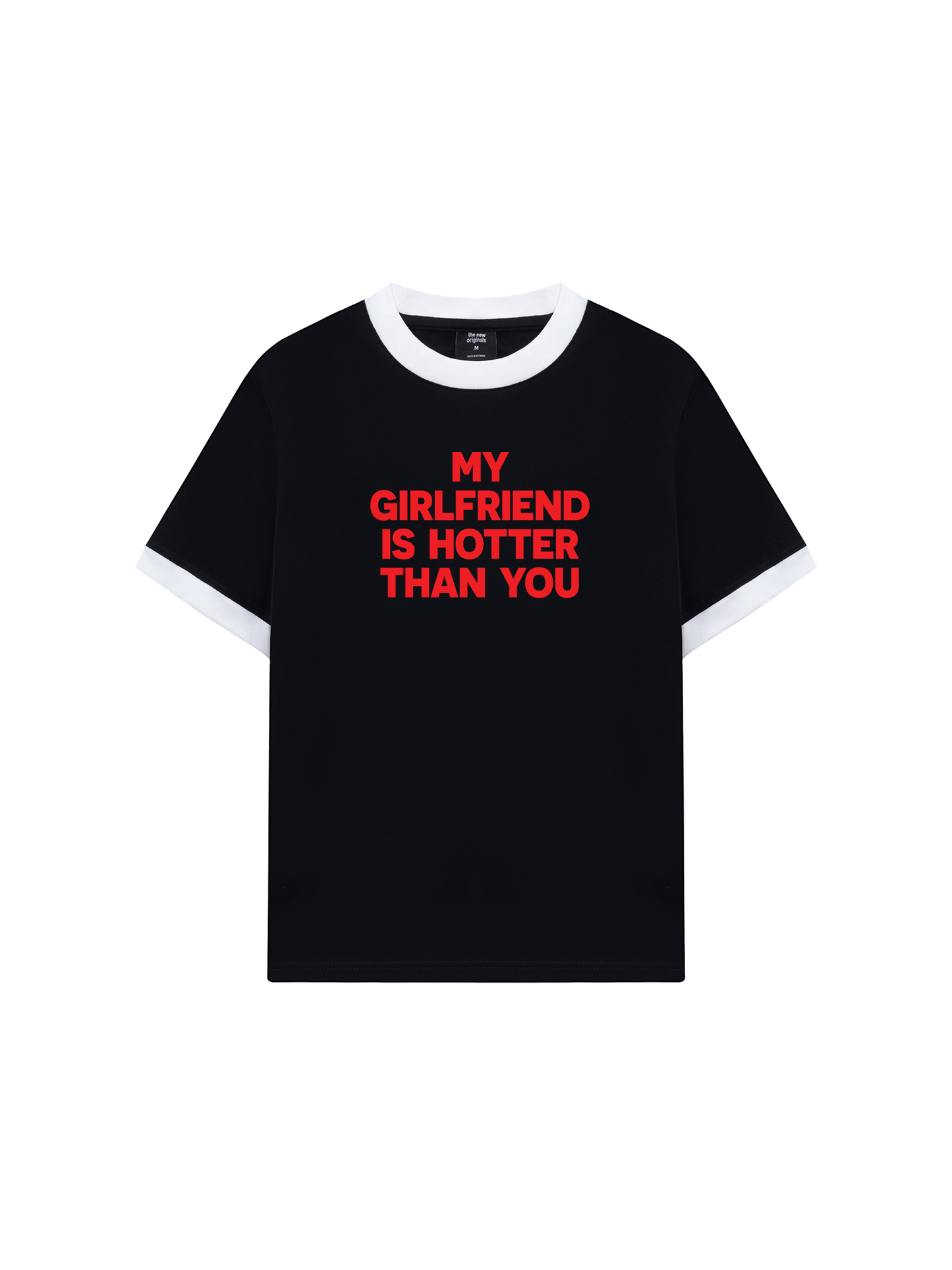Áo Thun Ringer Relaxed Fit Life Vibe My Girlfriend