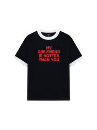 Áo Thun Ringer Relaxed Fit Life Vibe My Girlfriend